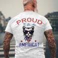 Proud To Be An Americat 808 Shirt Men's Crewneck Short Sleeve Back Print T-shirt Gifts for Old Men