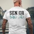 Senior 2022 Band Dad Men's Back Print T-shirt Gifts for Old Men