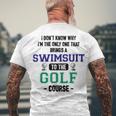 Swim At The Golf Course 74 Trending Shirt Men's Crewneck Short Sleeve Back Print T-shirt Gifts for Old Men