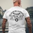 The Original Quarantine Van Men's Crewneck Short Sleeve Back Print T-shirt Gifts for Old Men