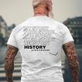 History Herstory Our Story Everywhere Men's Back Print T-shirt Gifts for Old Men