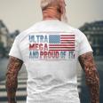 Ultra Maga And Proud Of It Ultra Maga Proud Men's Crewneck Short Sleeve Back Print T-shirt Gifts for Old Men