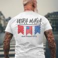 Ultra Maga And Proud Of It V15 Men's Crewneck Short Sleeve Back Print T-shirt Gifts for Old Men