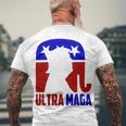 Ultra Maga And Proud Of It V2 Men's Crewneck Short Sleeve Back Print T-shirt Gifts for Old Men