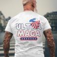 Ultra Maga V25 Men's Crewneck Short Sleeve Back Print T-shirt Gifts for Old Men