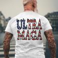 Ultra Maga V26 Men's Crewneck Short Sleeve Back Print T-shirt Gifts for Old Men