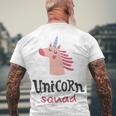 Unicorn Squad 20 Trending Shirt Men's Crewneck Short Sleeve Back Print T-shirt Gifts for Old Men