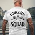 Unicorn Squad 23 Trending Shirt Men's Crewneck Short Sleeve Back Print T-shirt Gifts for Old Men