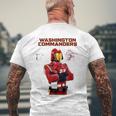 Washington Cobra Commanders Football Lovers Gifts Men's Crewneck Short Sleeve Back Print T-shirt Gifts for Old Men