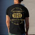 1941 September Birthday 1941 September Limited Edition Men's T-Shirt Back Print Gifts for Him
