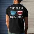 Anti Joe Biden Ultra Maga The Return Of The Great Maga King V3 Men's Crewneck Short Sleeve Back Print T-shirt Gifts for Him