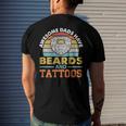 Awesome Dads Have Beards And Tattoo Men's Back Print T-shirt Gifts for Him