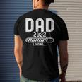 Mens Baby Announcement With Daddy 2022 Loading Men's Back Print T-shirt Gifts for Him