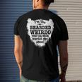 Mens Im The Bearded Weirdo Your Parents Warned You About Men's Back Print T-shirt Gifts for Him