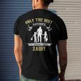 Only The Best Fathers Get Promoted To Zaidy Men's Back Print T-shirt Gifts for Him