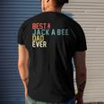 Best Jack-A-Bee Dad Ever Retro Vintage Men's Back Print T-shirt Gifts for Him