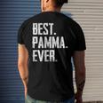 Best Pamma Ever - Vintage Father Men's Back Print T-shirt Gifts for Him