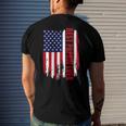 Best Papaw Ever Us Flag Patriotic 4Th Of July American Flag Men's Back Print T-shirt Gifts for Him