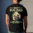 Best Pug Dad Ever Art For Pug Dog Pet Lover Daddy Men's T-shirt Back Print Gifts for Him