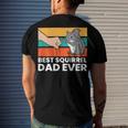 Best Squirrel Dad Ever Vintage Squirrel Men's T-shirt Back Print Gifts for Him