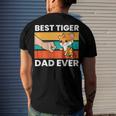Best Tiger Dad Ever Men's T-shirt Back Print Gifts for Him