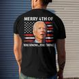 Biden Confused Merry Happy 4Th Of You Know The Thing Men's Back Print T-shirt Gifts for Him