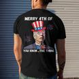 Biden Dazed Merry 4Th Of You Know The Thing 4Th Of July Men's Back Print T-shirt Gifts for Him