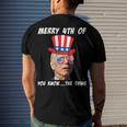 Biden Merry 4Th Of You Know The Thing Anti Joe Biden Men's Back Print T-shirt Gifts for Him