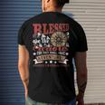 Blessed Are The Curious - Us National Parks Hiking & Camping Men's Back Print T-shirt Gifts for Him