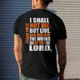 Christerest Psalm 11817 Christian Bible Verse Affirmation Men's Back Print T-shirt Gifts for Him