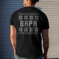 Christmas For Bapa Holiday Men's Back Print T-shirt Gifts for Him