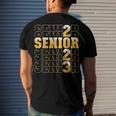 Class Of 2023 Senior 2023 Graduation Or First Day Of School Men's Back Print T-shirt Gifts for Him
