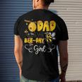 Dad Of The Bee Day Girl Hive Party Birthday Sweet Men's T-shirt Back Print Gifts for Him