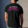 My Daddy Is A Army Airborne Paratrooper 20173 Ver2 Men's Back Print T-shirt Gifts for Him