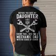 Before You Date My Daughter - Mechanic Dad Maintenance Man Men's T-shirt Back Print Gifts for Him