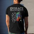 Embrace Neurodiversity Funny V5 Men's Crewneck Short Sleeve Back Print T-shirt Gifts for Him