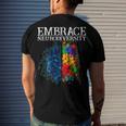 Embrace Neurodiversity Men's Crewneck Short Sleeve Back Print T-shirt Gifts for Him