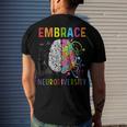 Embrace Neurodiversity V2 Men's Crewneck Short Sleeve Back Print T-shirt Gifts for Him