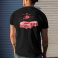 Ems Fire Rescue Truck Helicopter Cute Unique Men's Back Print T-shirt Gifts for Him