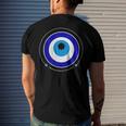 Evil Eye Greek Nazar May Every Evil Eye Upon You Go Blind Zip Men's Back Print T-shirt Gifts for Him