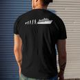 Evolution Cruise Crusing Ship Men's Back Print T-shirt Gifts for Him