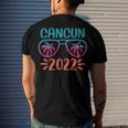 Family Vacation 2022 Cancun Men's Crewneck Short Sleeve Back Print T-shirt Gifts for Him