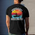 Father And Son Fishing Team Fathers Day Men's Back Print T-shirt Gifts for Him