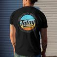 Fathers Day For Tatay Filipino Pinoy Dad Men's Back Print T-shirt Gifts for Him