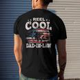 Mens For Fathers Day Tee - Fishing Reel Cool Dad-In Law Men's Back Print T-shirt Gifts for Him