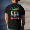 My Favorite Bunnies Call Me Dad Easter Tie Dye Father Men's Back Print T-shirt Gifts for Him