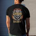 My Favorite Volleyball Player Calls Me Daddy Fathers Day Men's Back Print T-shirt Gifts for Him