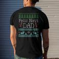 Feliz Navi Dad Ugly Christmas Multic Classic Men's Back Print T-shirt Gifts for Him