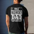 Field Hockey Dad Gift Field Hockey Player Gift Father Men's Crewneck Short Sleeve Back Print T-shirt Gifts for Him