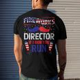 Fireworks Director If I Run You Run Men's Crewneck Short Sleeve Back Print T-shirt Gifts for Him